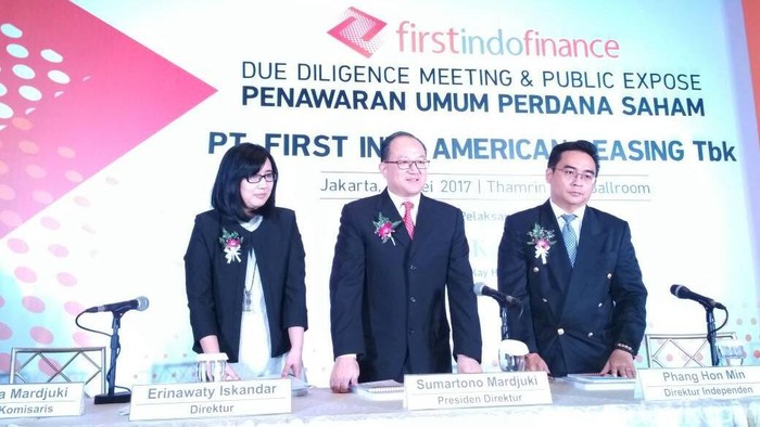 Firstindo​ Finance Patok Harga Saham Perdana Rp 105-115/Lembar