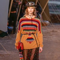 Model walks the runway during the Christian Dior Cruise 2018 Runway Show at the Upper Las Virgenes Canyon Open Space Preserve on May 11, 2017 in Santa Monica, California.  (Photo by Rich Fury/Getty Images)