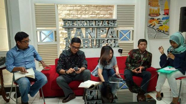 Diskusi bertajuk 'Yang Muda, yang Antikorupsi!' di ICW