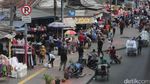 Suasana Pasar Tanah Abang Pasca Penertiban