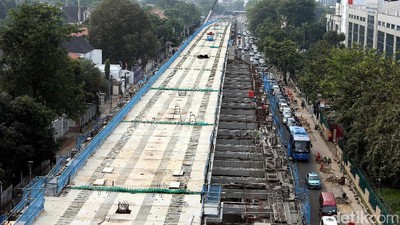 Pembangunan MRT Jakarta Terus Dikebut