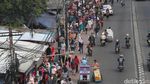 Suasana Pasar Tanah Abang Pasca Penertiban