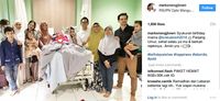 Jupe digosipkan sudah dijenguk Damien Perez