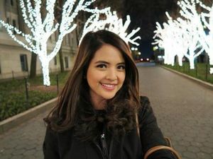 Wajah Semringah Tasya Kamila