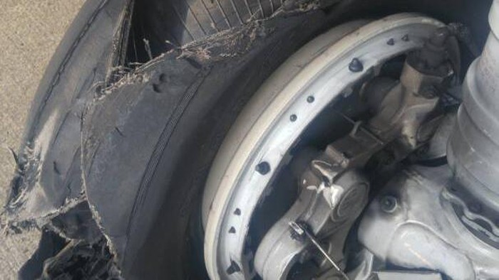 Ban Pesawat Lion Air Pecah di Bandara Soekarno-Hatta