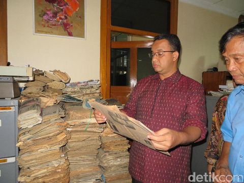 Anies Baswedan di PDS H.B. Jassin