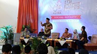 Program tahunan SATU Indonesia Awards diadakan dalam rangka memperingati Hari Sumpah Pemuda untuk mencari pemuda-pemudi terpilih Indonesia yang telah memberdayakan serta menggerakkan masyarakat di sekitar tempat tinggalnya. Pool/Astra.