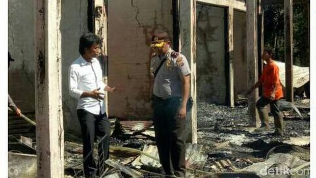 Kebakaran di Bengkalis.