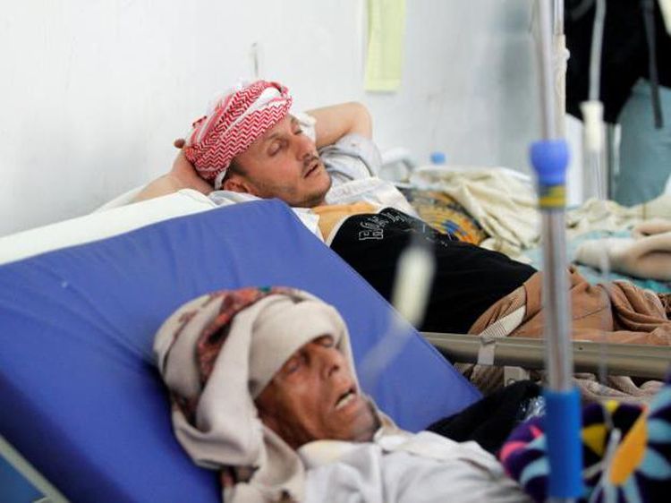 Potret Dampak Wabah Kolera di Yaman