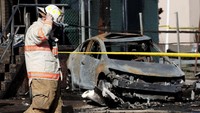 Akibat insiden tersebut Bandara New Jersey Teterboro ditutup untuk sementara.