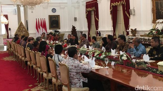 Jokowi bertemu pemred media / 