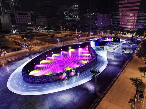 Mimpi Para Runner, Bisa Lomba Lari di Stadion Super Canggih Ini