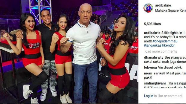 Ardie Bakrie Rangkul 2 Cewek Seksi, Netizen Terbelalak Lihat Dinda Syarif