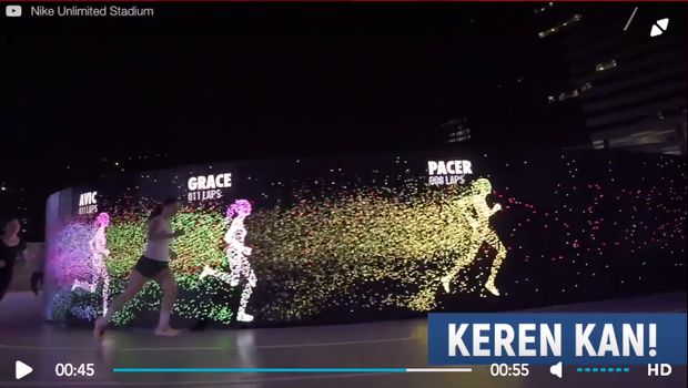 Viral di Internet, Lari di Trek Ini Bisa Balapan dengan Diri Sendiri