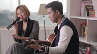 Di lagu tersebut, Winda Viska bercerita mengenai kebahagiannya ketika menikah dengan sang suami, Mulyadi Tan. Foto: Asep Syaifullah/detikHOT