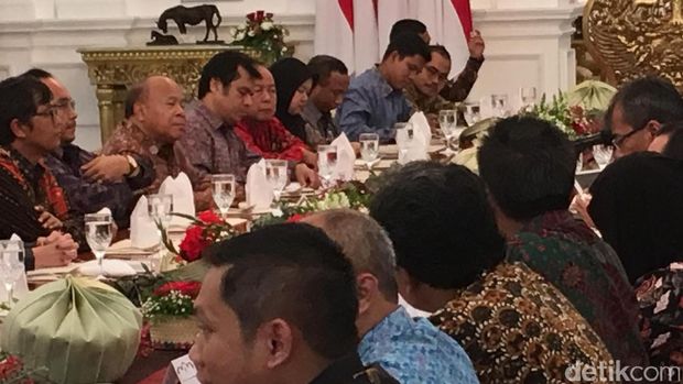 Jokowi bertemu pemred media / 