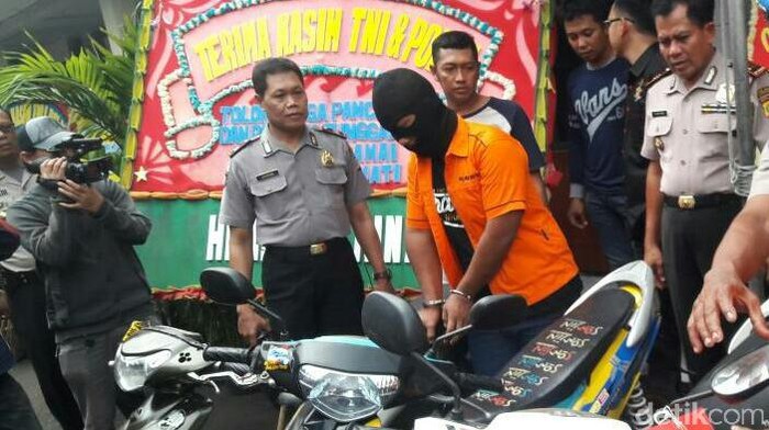 Polisi Tangkap Anak Punk yang Curi Motor di Ciputat, 2 Buron