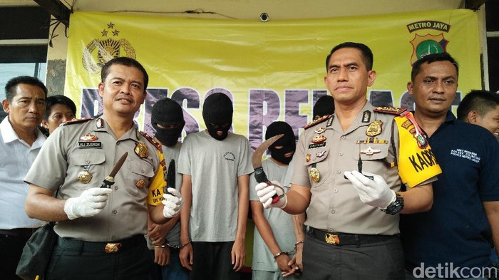 Peras Pengemudi Saat Macet di Cilincing, 4 Remaja Ditangkap