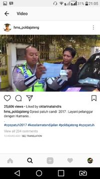 Kocak, Video Viral Polisi Tilang Laki-laki Kemayu di Semarang