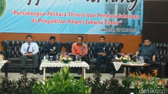 Ketua Pengadilan Se-Jakarta Bertemu Bahas Penanganan Sidang Teroris
