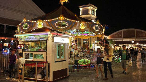 Bahkan ada wahana permainan juga (Randy/detikTravel)