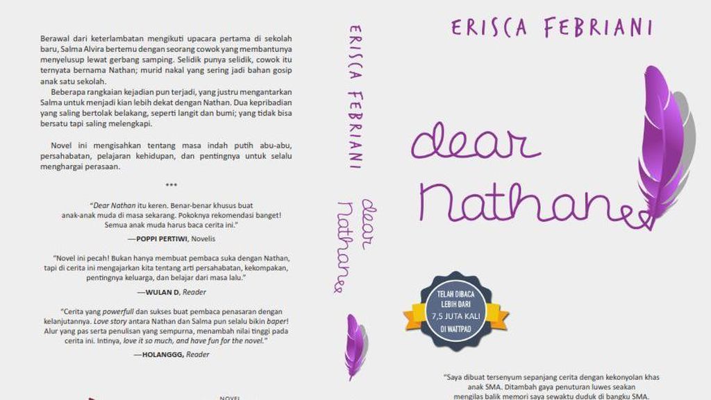 Cerita Erisca Febriani Tulis Novel Fenomenal Wattpad 'Dear 