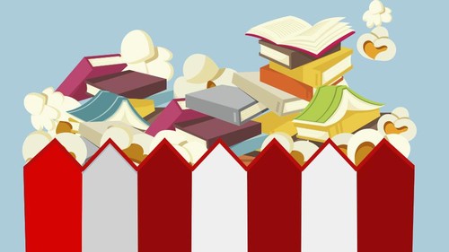 Infografis Buku Best Seller, Film Box Office