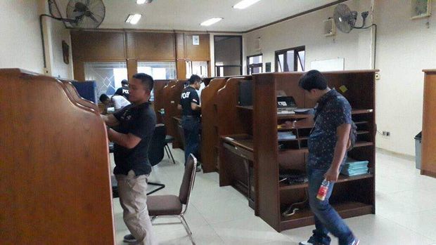  Bareskrim Polri dan Kemenaker menggeledah tempat penampungan TKI ilegal PT Bidar Timur di Cawang, Jakarta Timur