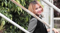 Kalau nyanyi mungkin senengnya dari hatinya. Apa yang saya punya ya suara, aku Winda Viska. Foto: Asep Syaifullah/detikHOT