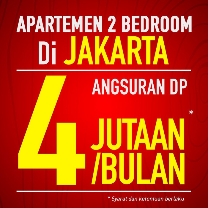 Penghasilan Rp 10 Jutaan per Bulan, Bisa Punya Apartemen di Jakarta