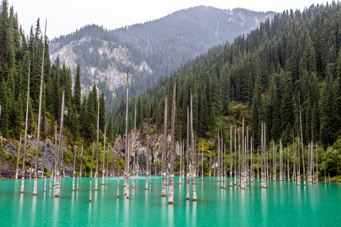 Danau Kaindy Danau Kaindy di Kazakhstan