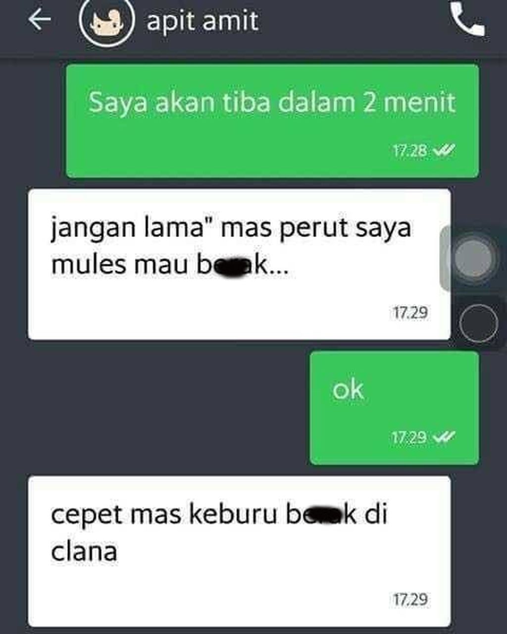 Bikin Ngakak Deretan Chat Kocak Driver Ojek Online Foto 9