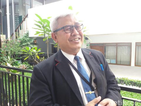  Kepala Biro Hukum KPK, Setiadi di Pengadilan Negeri Jakarta Selatan, Jalan Ampera Raya, Kamis (18/5/2017).