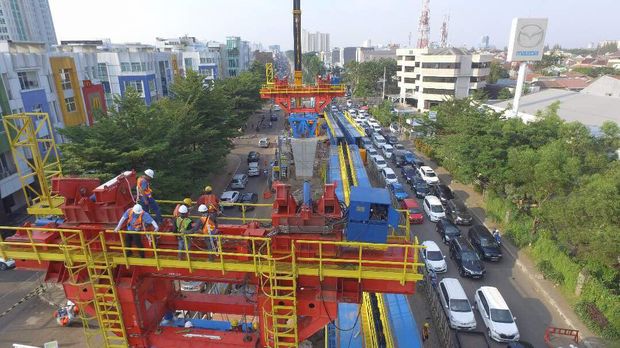 LRT Jakarta bakal selesai Juni 2018