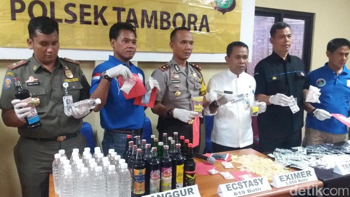 Polsek Tambora Tangkap Pengedar Ekstasi Jaringan Lapas