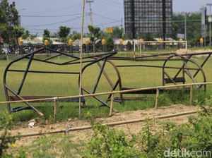 Venue Eks PON Jabar di Sport Center Si Jalak Harupat Terbengkalai