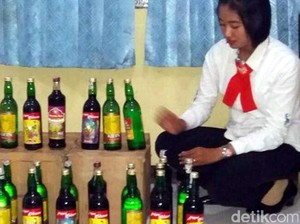 Jelang Ramadan, Polres Rembang Sita Ratusan Miras
