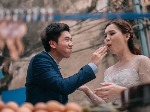  Viral Foto Prewedding Unik Pasangan Thailand Dengan 