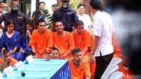 Narkoba ini diamankan dari tangan 18 tersangka dalam 7 kasus berbeda periode penangkapan Maret-Mei 2017.