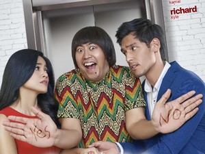 Richard Kyle Kocok Perut Pandji Pragiwaksono dan Donita di Insya Allah Sah!