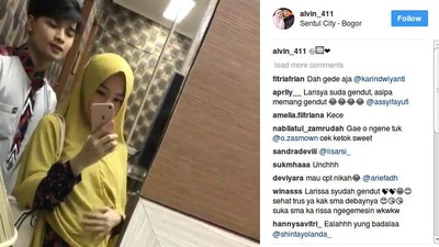 Perut Besar Larissa Chou, Sang Bayi Dipastikan Bakal Jadi Fans Chelsea!