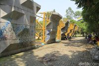 Venue Eks PON Jabar di Sport Center Si Jalak Harupat Terbengkalai