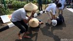 Aksi Mahasiswa Dukung KPK di DPR