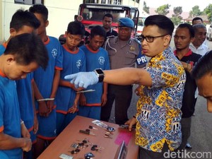 Polres Cianjur Tangkap Komplotan Ucing Cs