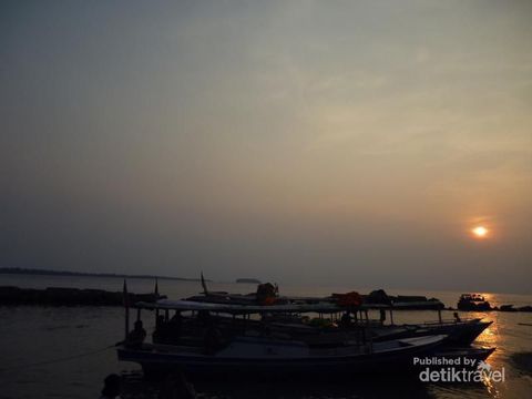 Sunset di Pulau Bulat 