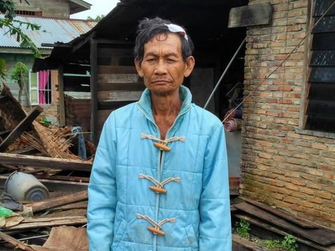 Simalungun Dilanda Puting Beliung, 1 Orang Terluka di Kepala