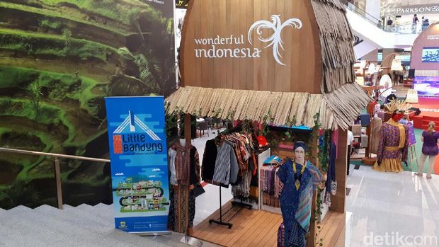 Booth Little Bandung (Kurnia/detikTravel)