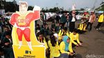 Aksi Mahasiswa Dukung KPK di DPR