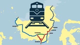 China-Rusia Incar Proyek Kereta Kalimantan, Jalurnya Bisa ke IKN