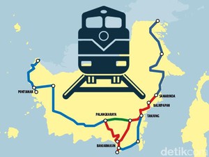 IKN Direncanakan Terhubung dengan Jalur Kereta Trans Kalimantan